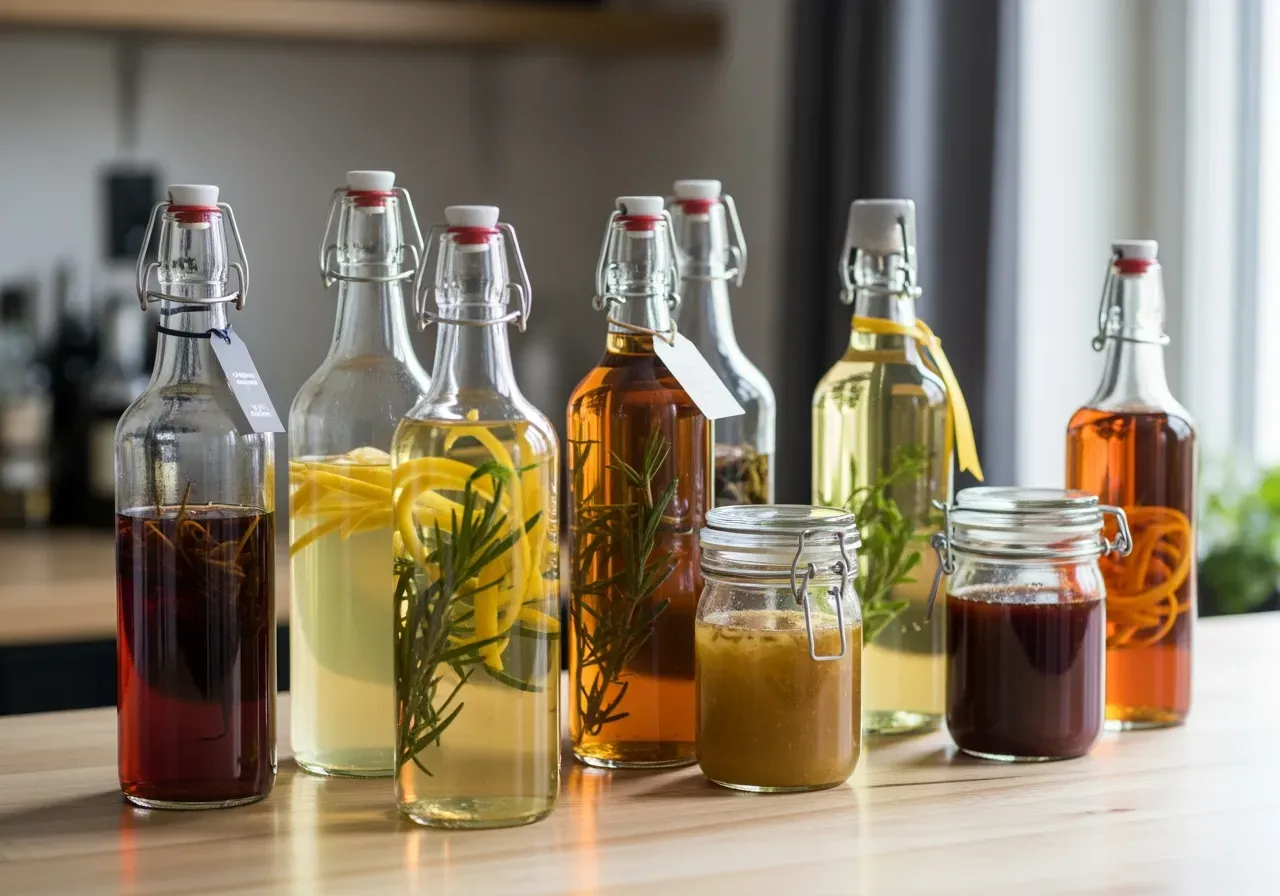 Sugrör i rimmade glas hemma