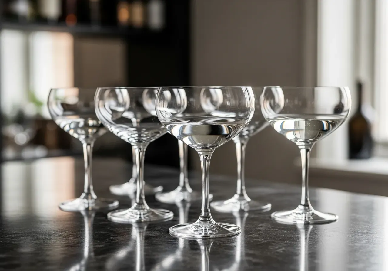 Sugrör i skiktade drinkar