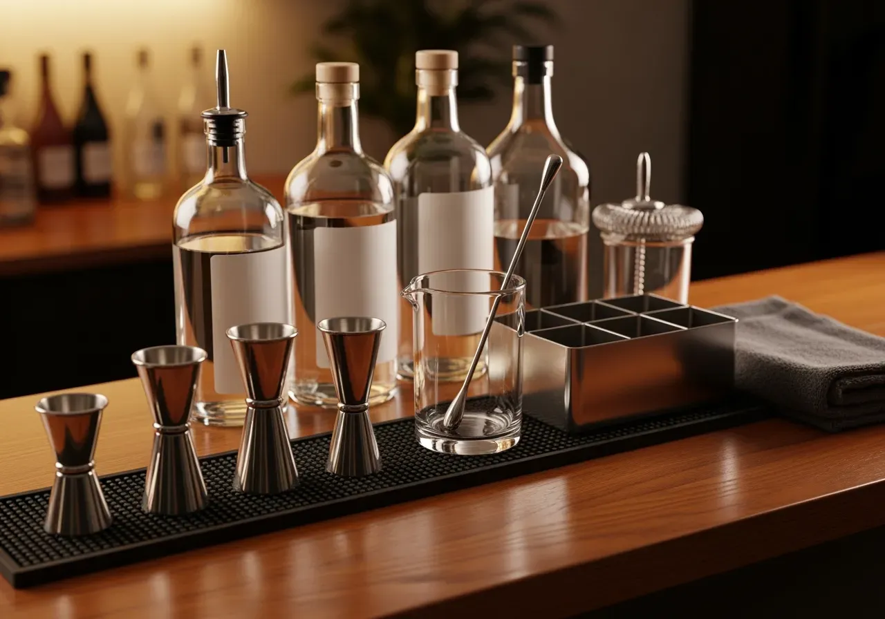 Sugrör i höga glas hemma