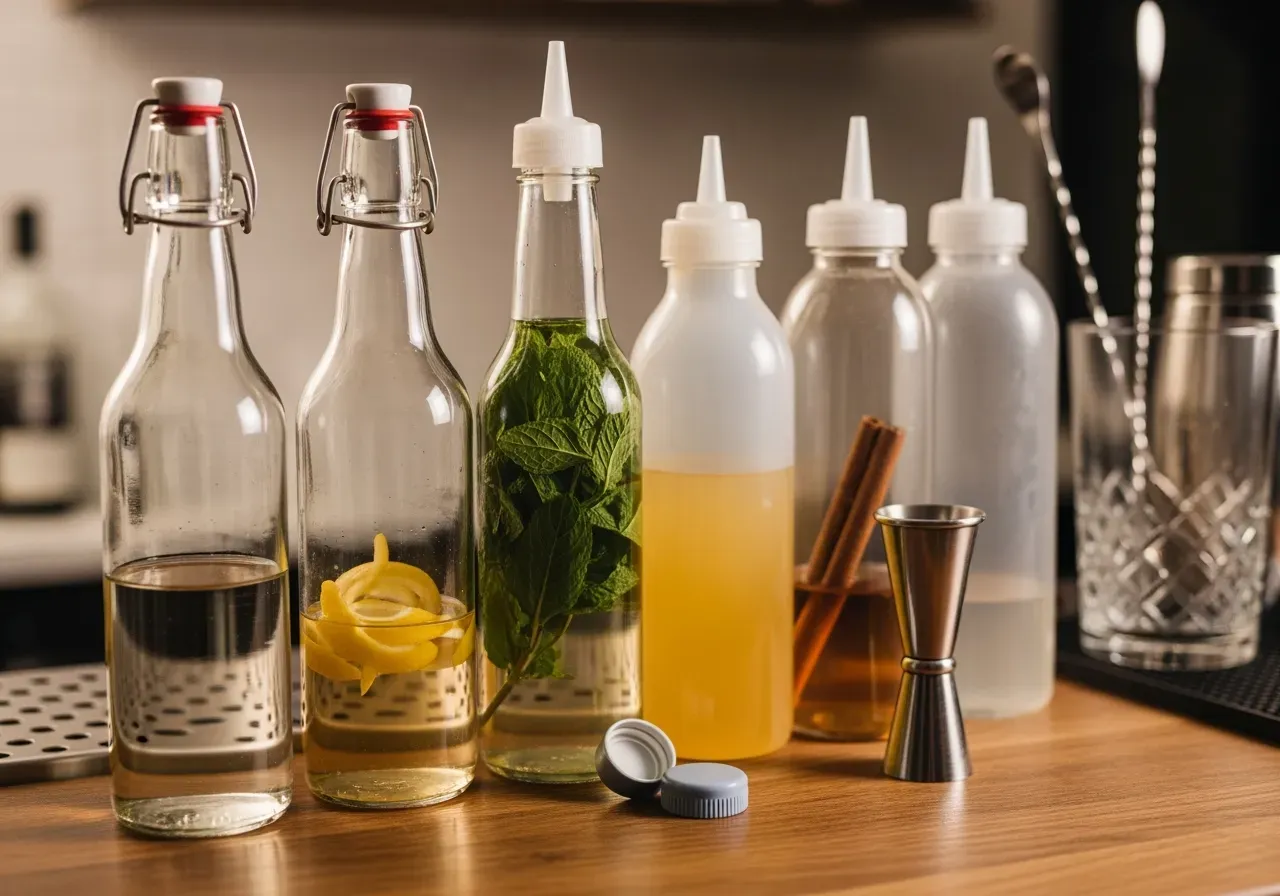 Sugrör vid blindprovning i bar