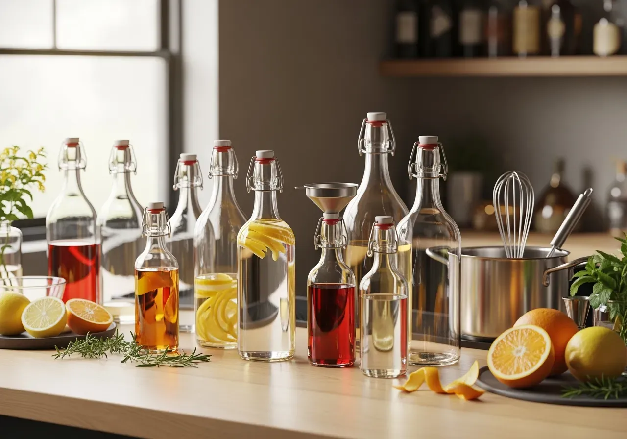 Väggförvaring för sugrör i hemmabar