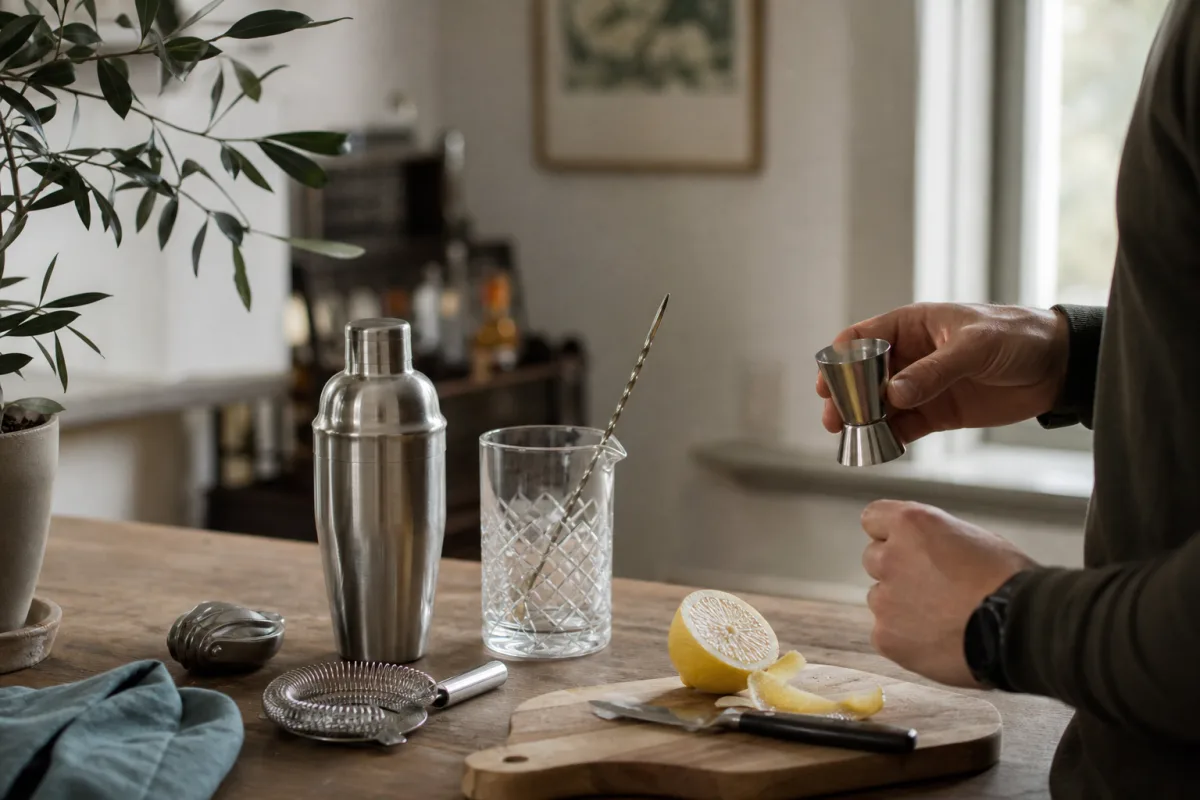 För en liten hemmabar: de 6 Genware-delarna jag hade valt